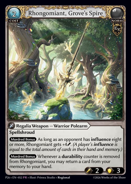 Rhongomiant, Grove's Spire
