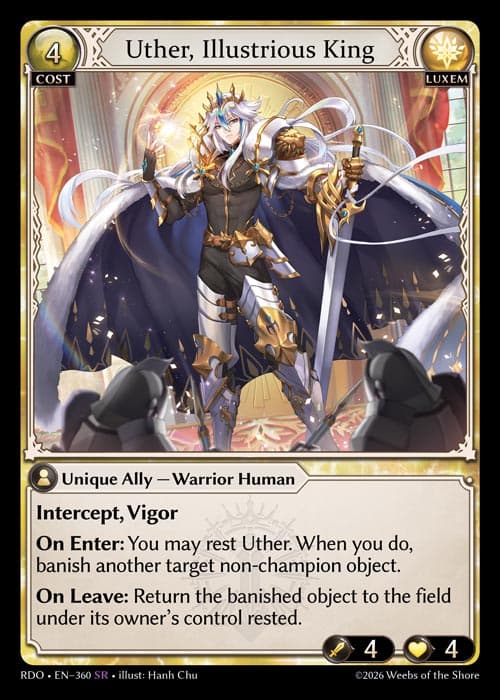 Uther, Illustrious King