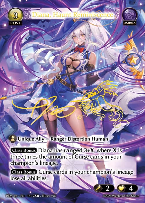 Diana, Haunt Reminiscence