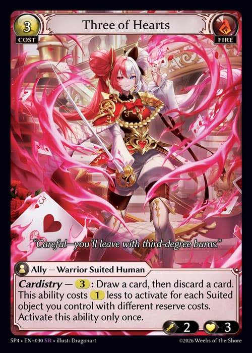 Three of Hearts