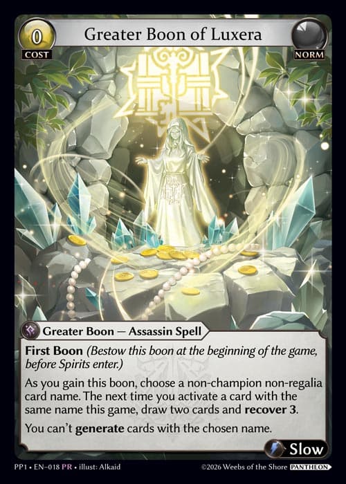 Greater Boon of Luxera