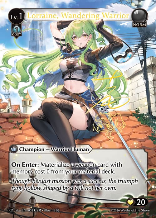 Lorraine, Wandering Warrior