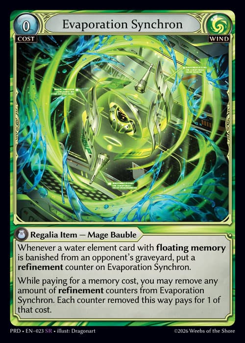 Evaporation Synchron