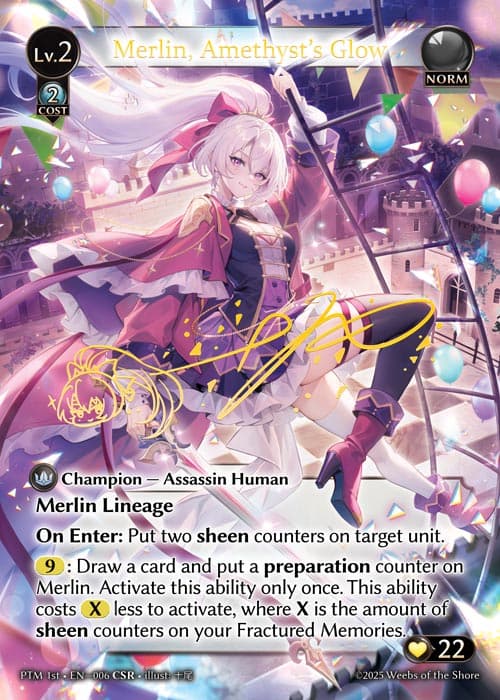 Merlin, Amethyst's Glow