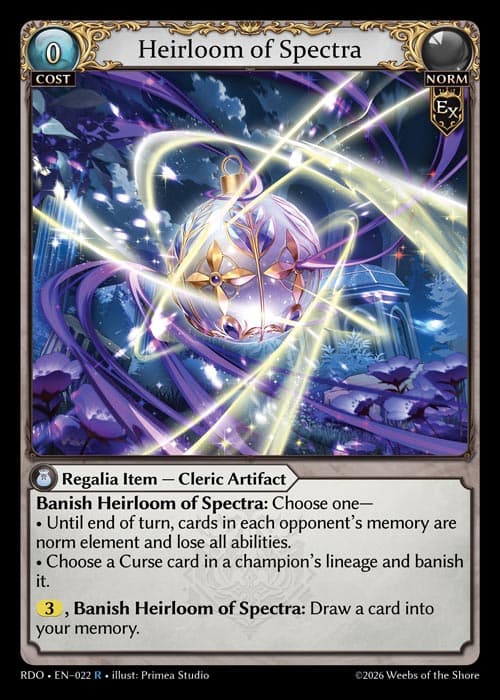 Heirloom of Spectra