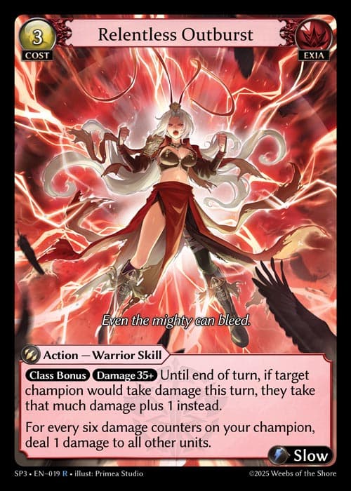 Relentless Outburst