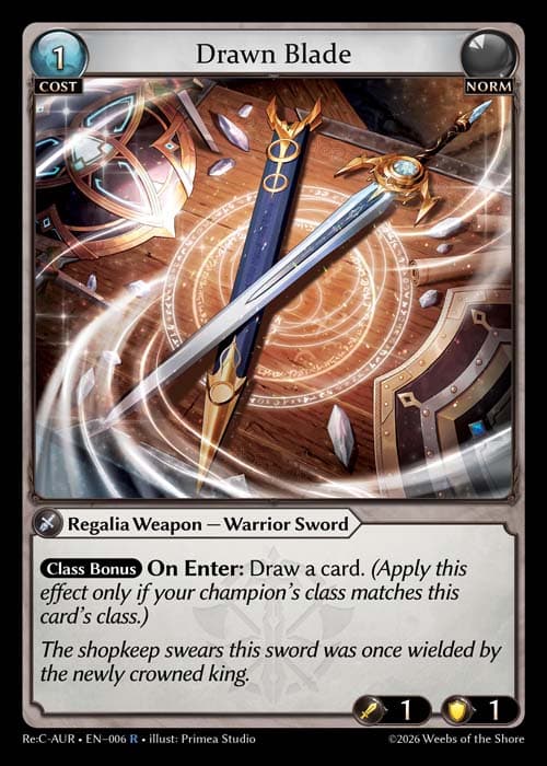 Drawn Blade