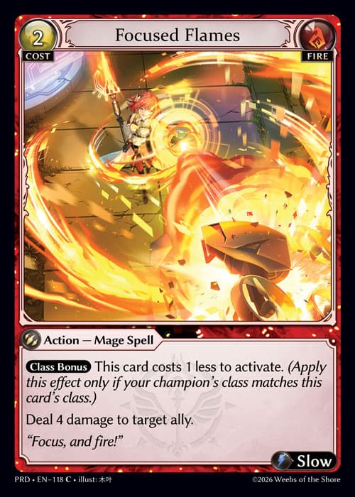 Focused Flames