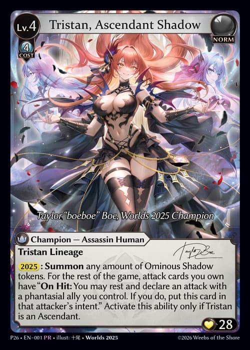Tristan, Ascendant Shadow