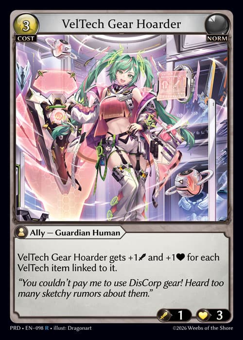 VelTech Gear Hoarder
