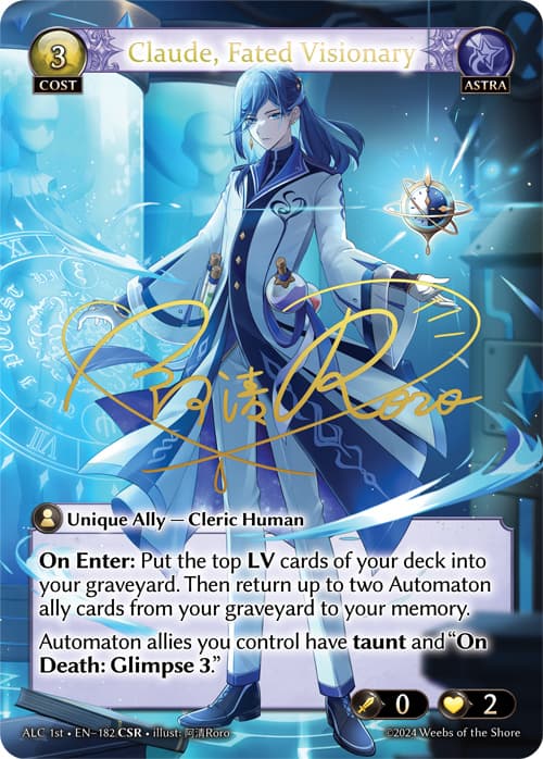Claude, Fated Visionary