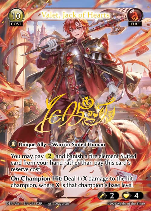 Valet, Jack of Hearts