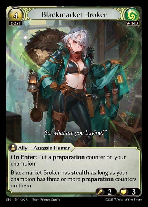 Blackmarket Broker