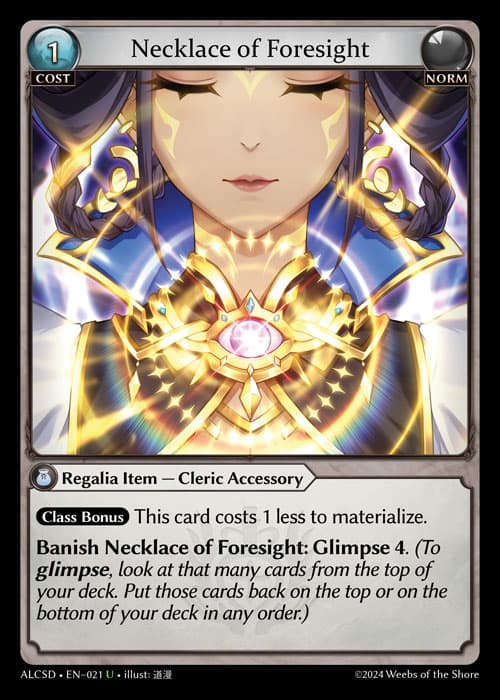 Necklace of Foresight