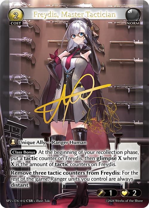 Freydis, Master Tactician