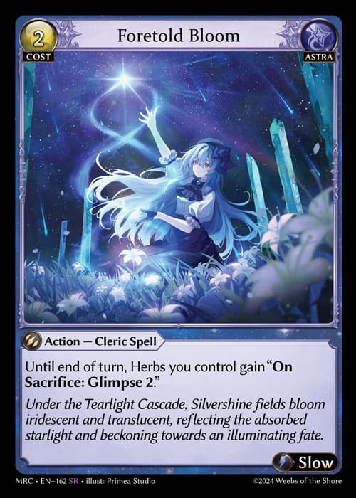 Foretold Bloom