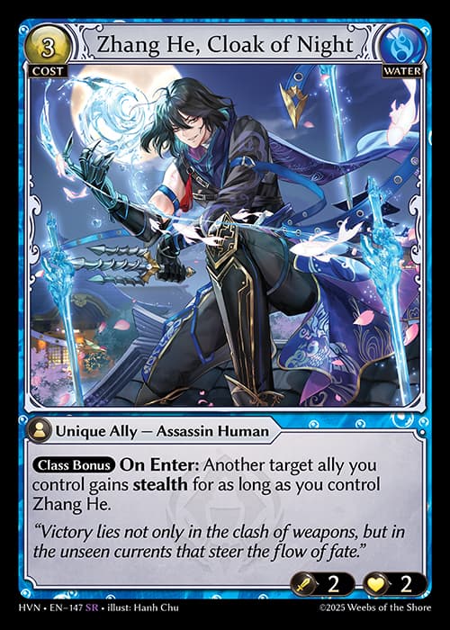 Zhang He, Cloak of Night
