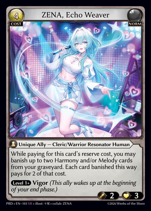 ZENA, Echo Weaver