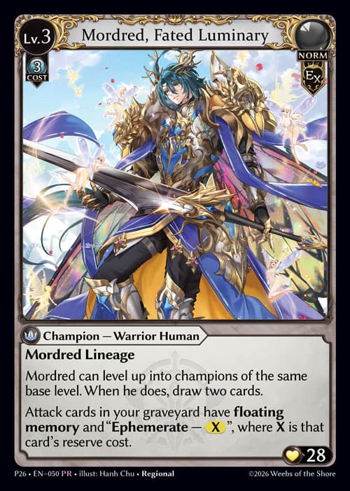 Mordred, Fated Luminary