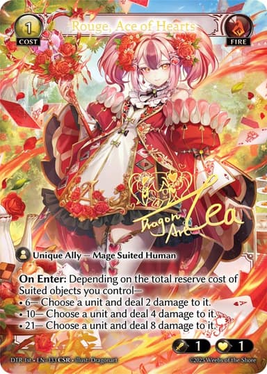 Rouge, Ace of Hearts