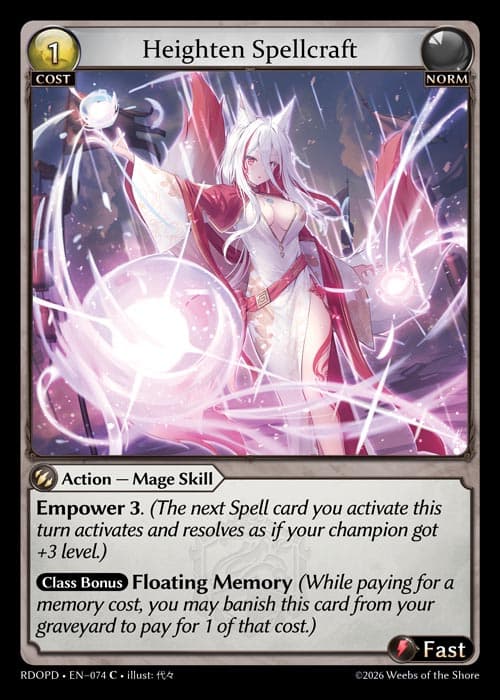 Heighten Spellcraft
