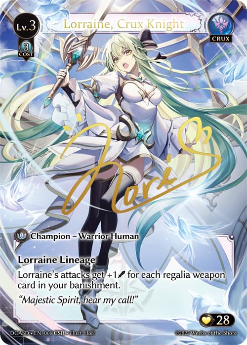 Lorraine, Crux Knight