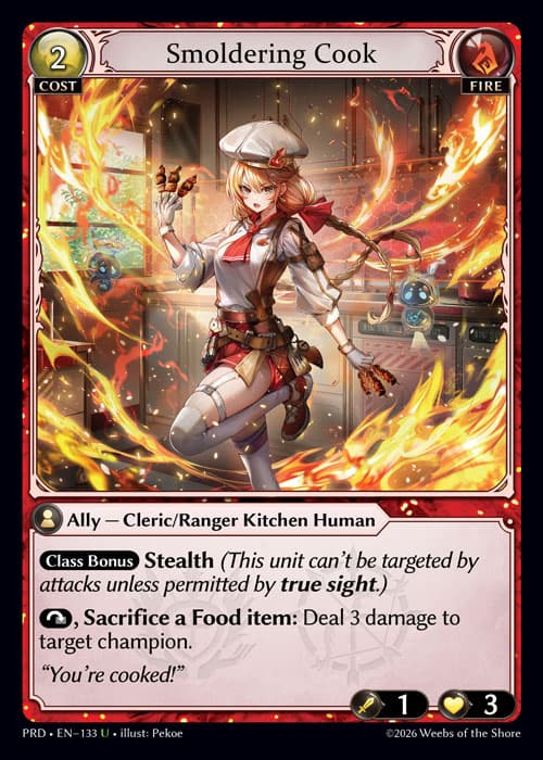 Smoldering Cook