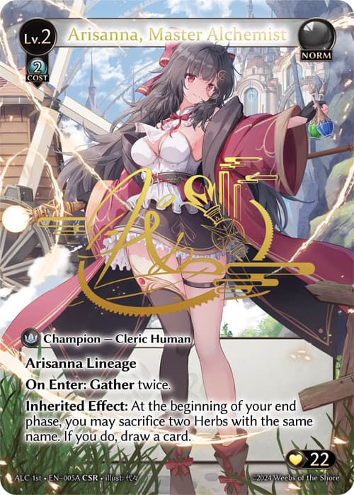 Arisanna, Master Alchemist