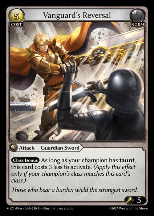 Vanguard's Reversal