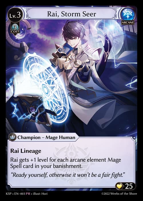 Rai, Storm Seer