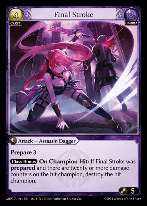 Final Stroke
