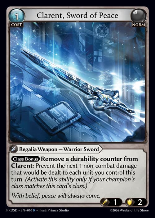 Clarent, Sword of Peace