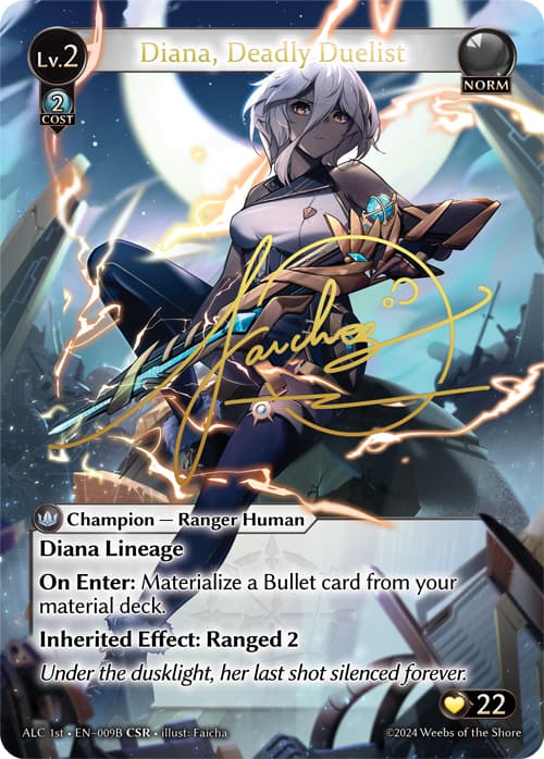 Diana, Deadly Duelist