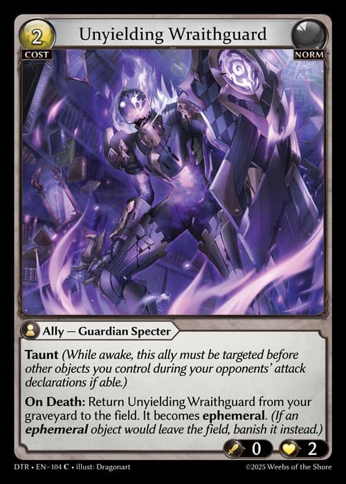 Unyielding Wraithguard