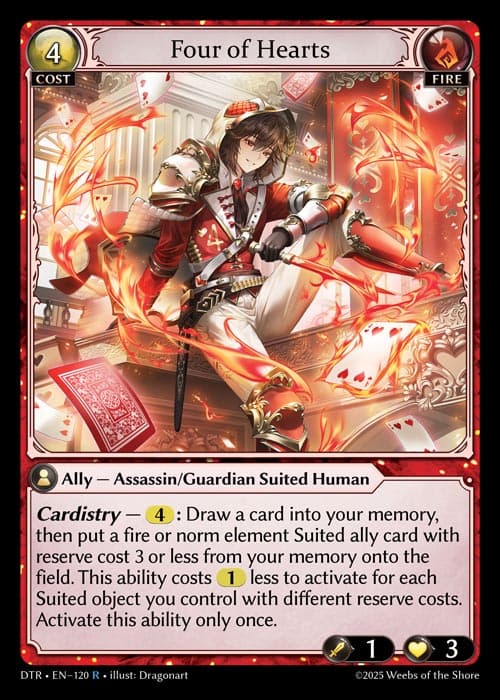 Four of Hearts