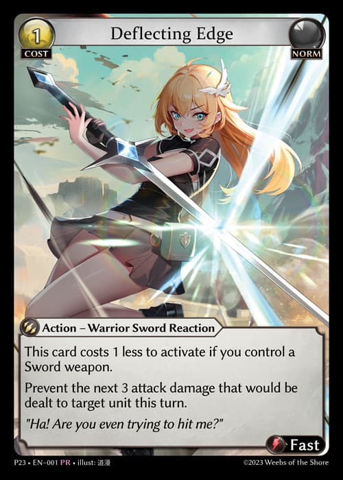 Deflecting Edge