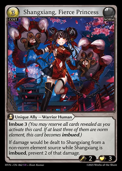 Shangxiang, Fierce Princess