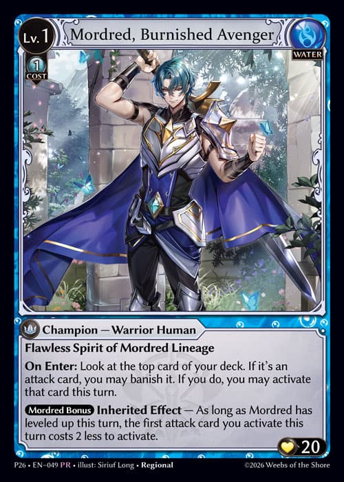 Mordred, Burnished Avenger