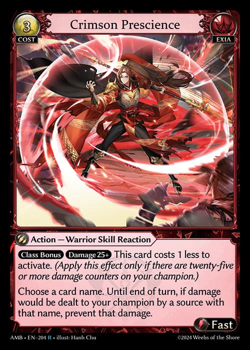 Crimson Prescience