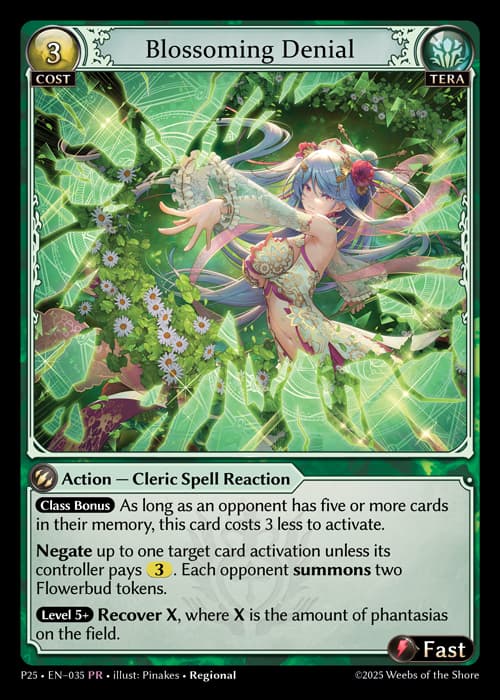 Blossoming Denial