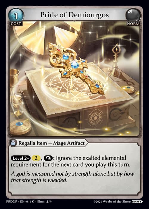 Pride of Demiourgos