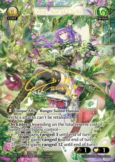 Verte, Ace of Clubs