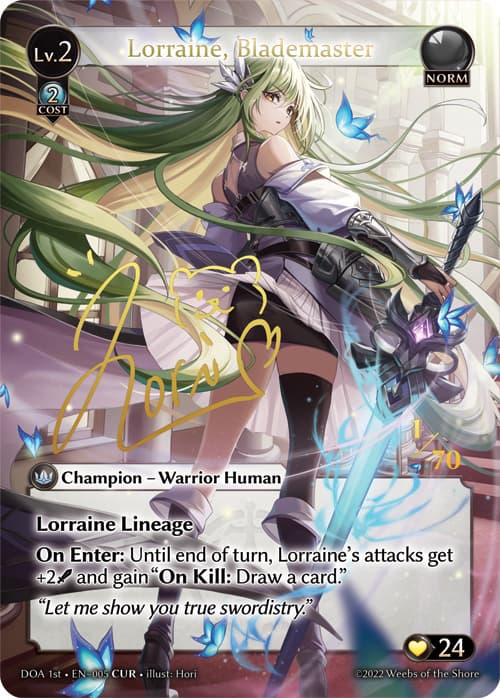 Lorraine, Blademaster