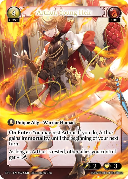 Arthur, Young Heir