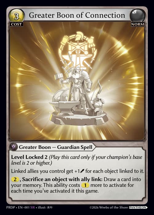 Greater Boon of Connection