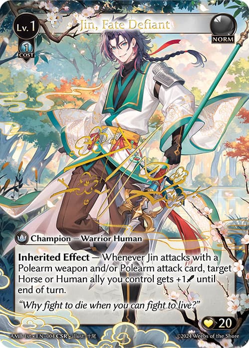 Jin, Fate Defiant