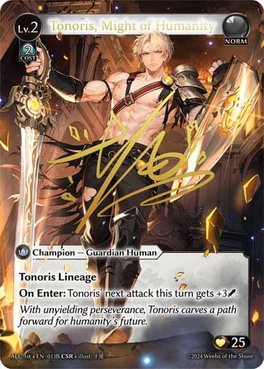 Tonoris, Might of Humanity