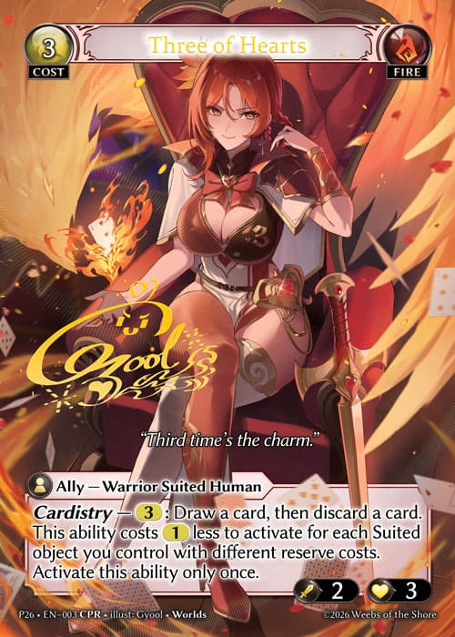 Three of Hearts