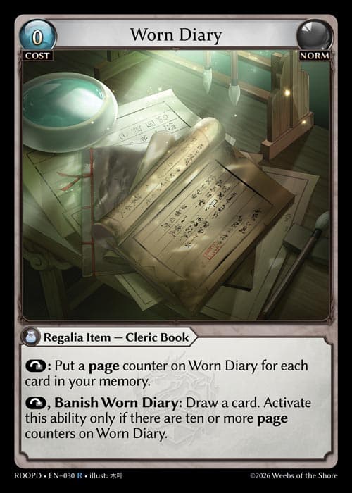 Worn Diary