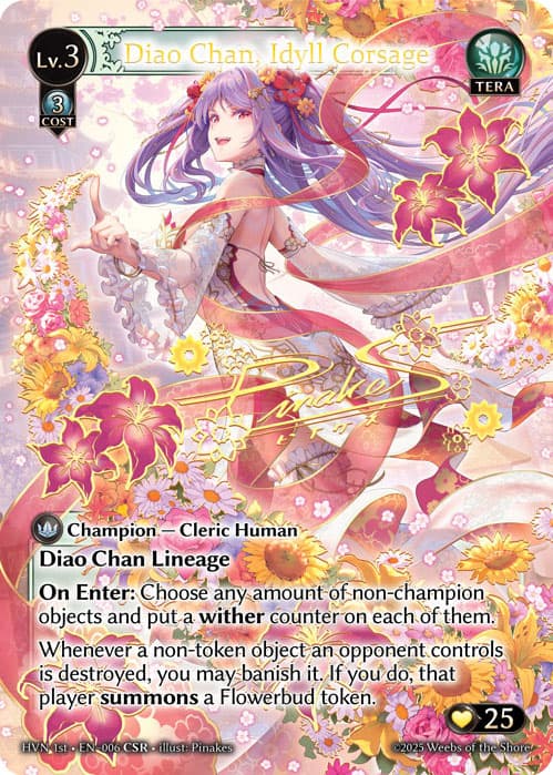 Diao Chan, Idyll Corsage